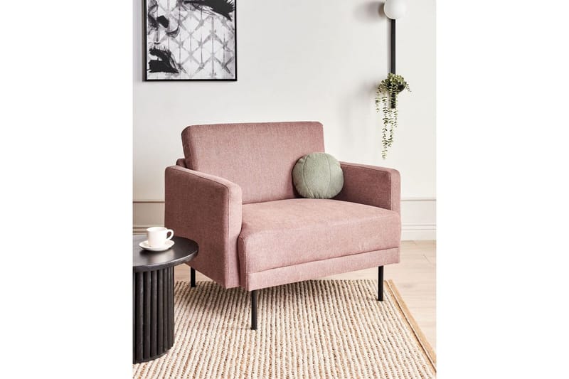 Lenestol Breda - Rosa, Svart - Møbler - Stoler & lenestoler - Lenestoler