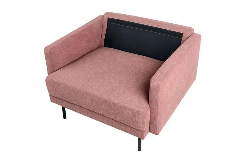 Lenestol Breda - Rosa, Svart - Møbler - Stoler & lenestoler - Lenestoler