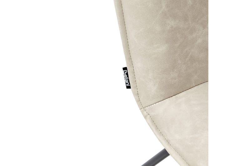 Lenestol Cotulla - Beige/Kunstlær - Møbler - Stoler & lenestoler - Lenestoler