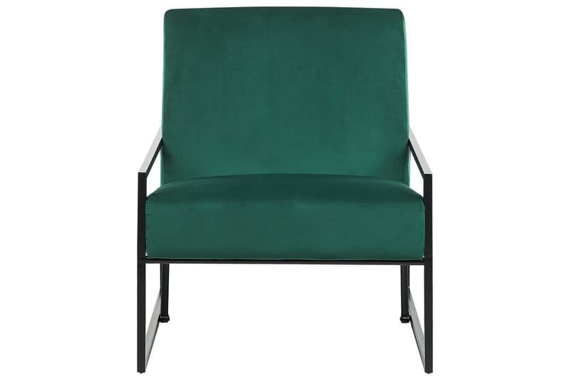 Lenestol Delary - Grønn, svart, Grønn, Svart - Møbler - Stoler & lenestoler - Lenestoler