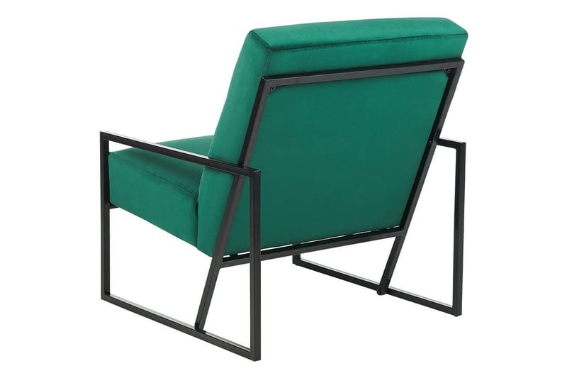 Lenestol Delary - Grønn, svart, Grønn, Svart - Møbler - Stoler & lenestoler - Lenestoler