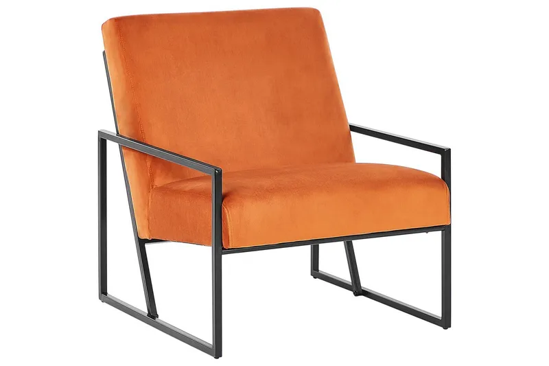 Lenestol Delary, Oransje, svart