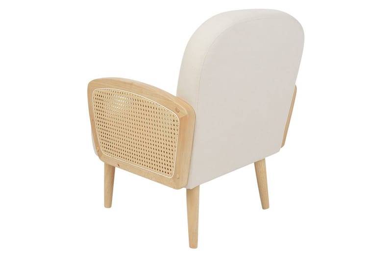 Lenestol Dvenberg - Beige, lyst tre - Møbler - Stoler & lenestoler - Lenestoler