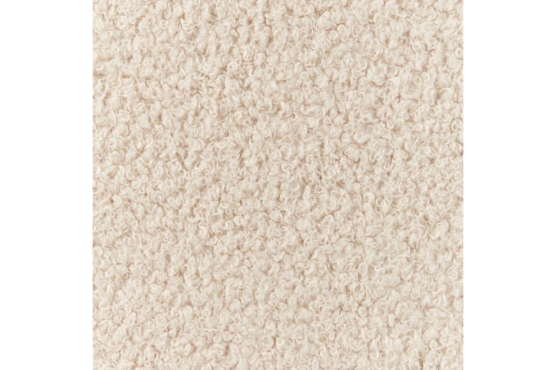 Lenestol Esrum Beige/mørkt tre, Bouclé - Beige/mørkt tre, Bouclé - Møbler - Stoler & lenestoler - Lenestoler