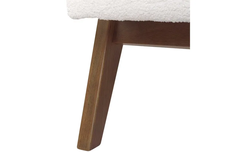 Lenestol Evje - Hvit, mørkt tre - Møbler - Stoler & lenestoler - Lenestoler