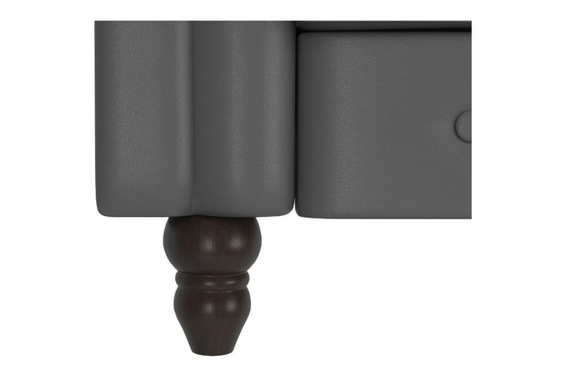 Lenestol Felix Grå, PU/tre/metall - Grå, PU/tre/metall - Møbler - Stoler & lenestoler - Lenestoler