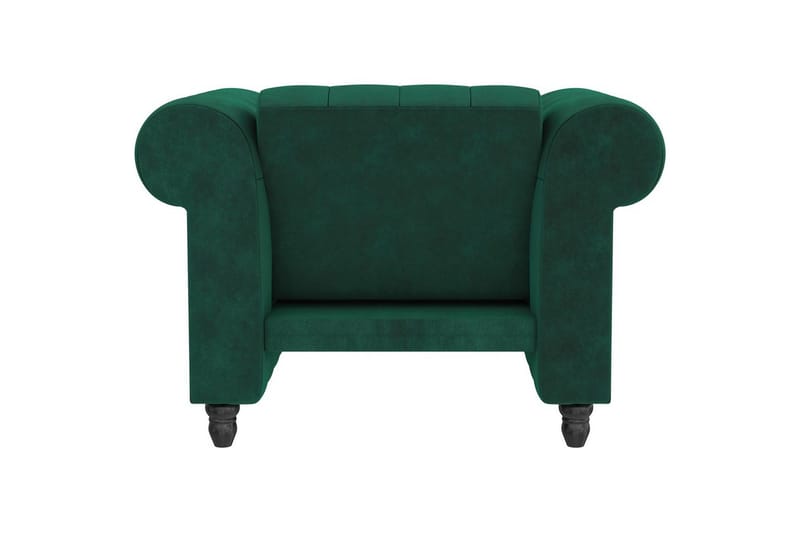 Lenestol Felix Mørk grønn, Fløyel/Tre/Metall - Mørk gr ønn, Fløyel/Tre/Metall - Møbler - Stoler & lenestoler - Lenestoler