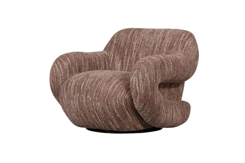 Lenestol Folke - Gammelrosa melange - Møbler - Stoler & lenestoler - Lenestoler