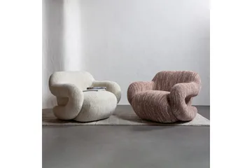Lenestol Folke - Gammelrosa melange - Møbler - Stoler & lenestoler - Lenestoler