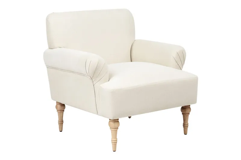 Lenestol Fredros - Beige, lyst tre - Møbler - Stoler & lenestoler - Lenestoler