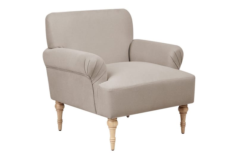 Lenestol Fredros, Taupe, lyst tre