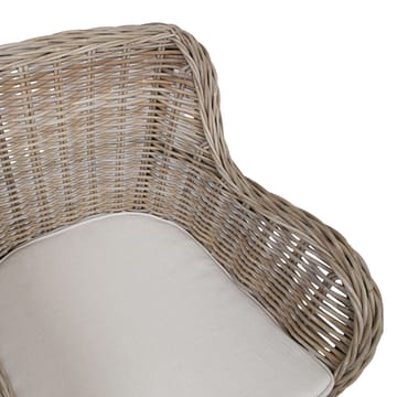 Lenestol HOME4YOU Katalina 62x62x83 cm naturlig rotting - beige - Møbler - Stoler & lenestoler - Lenestoler