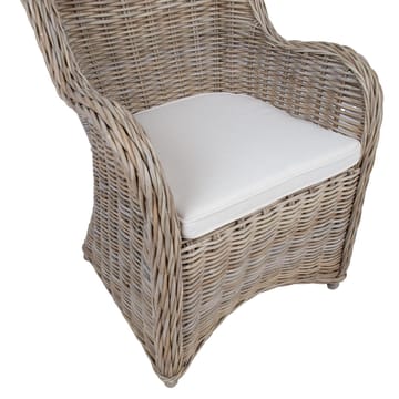 Lenestol HOME4YOU Katalina 62x62x83 cm naturlig rotting - beige - Møbler - Stoler & lenestoler - Lenestoler