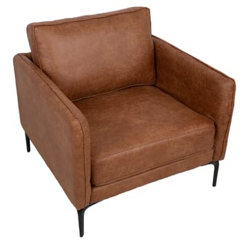 Lenestol HOME4YOU Sofia 106x40xh76 cm, Eik - brun - Møbler - Stoler & lenestoler - Lenestoler - Lenestol skinn