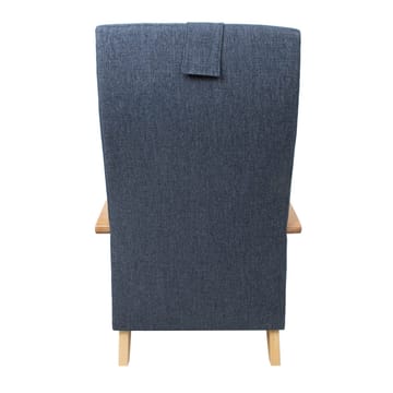 Lenestol HOME4YOU Venla 150x40xh80 cm, svart - blågrå - Møbler - Stoler & lenestoler - Lenestoler