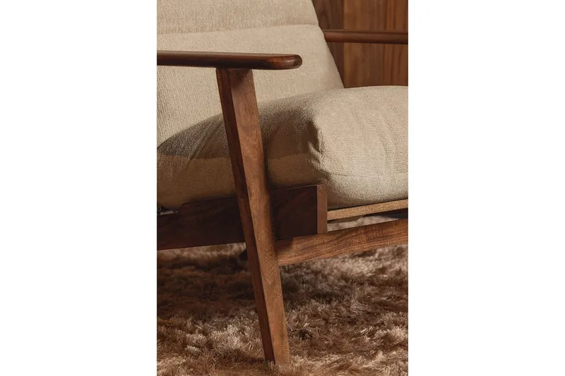 Lenestol Houston - Naturlig - Møbler - Stoler & lenestoler - Lenestoler