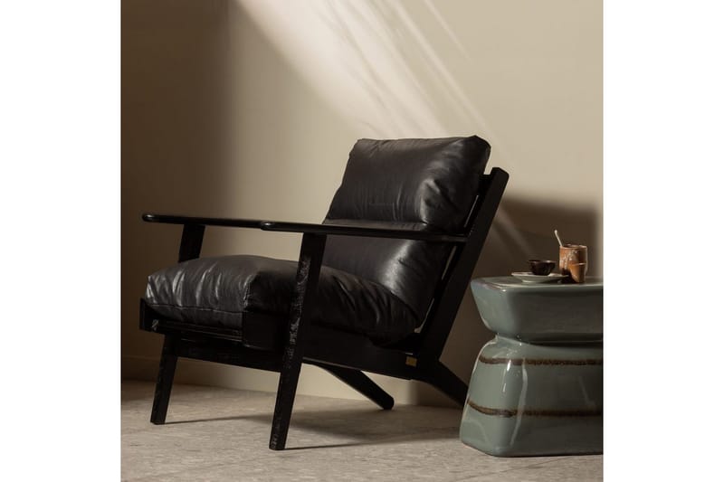 Lenestol Houston - Svart - Møbler - Stoler & lenestoler - Lenestoler