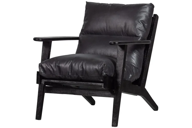 Lenestol Houston - Svart - Møbler - Stoler & lenestoler - Lenestoler