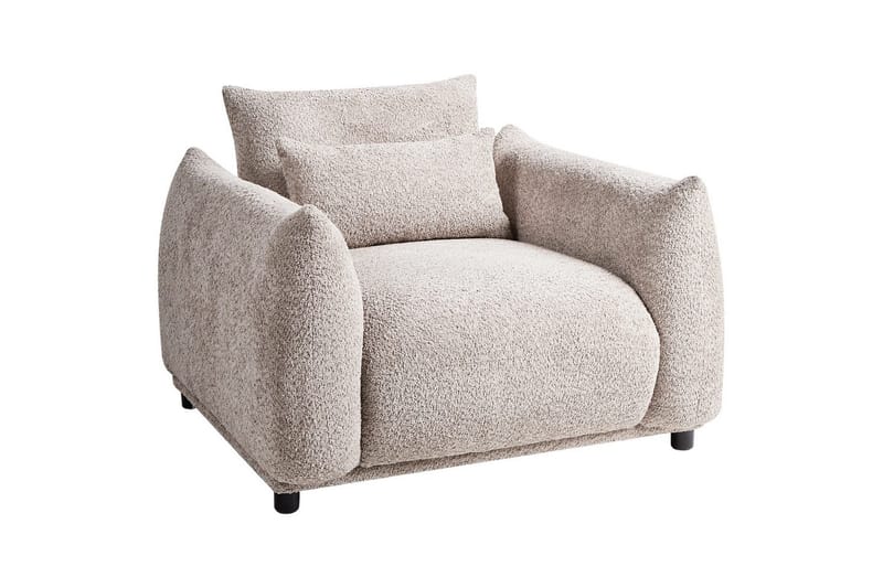 Lenestol Jamsa - Beige, svart - Møbler - Stoler & lenestoler - Lenestoler