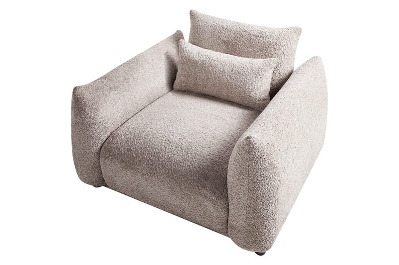 Lenestol Jamsa - Beige, svart - Møbler - Stoler & lenestoler - Lenestoler