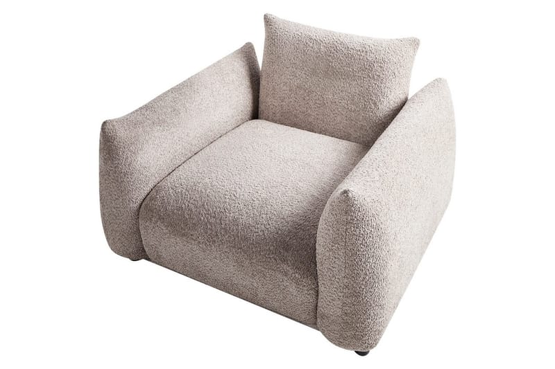 Lenestol Jamsa - Beige, svart - Møbler - Stoler & lenestoler - Lenestoler