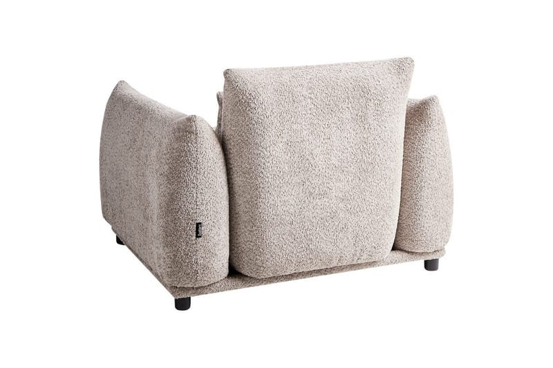 Lenestol Jamsa - Beige, svart - Møbler - Stoler & lenestoler - Lenestoler