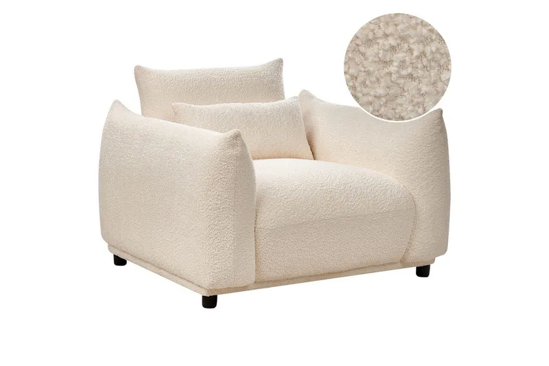 Lenestol Jamsa, Hvit, Svart