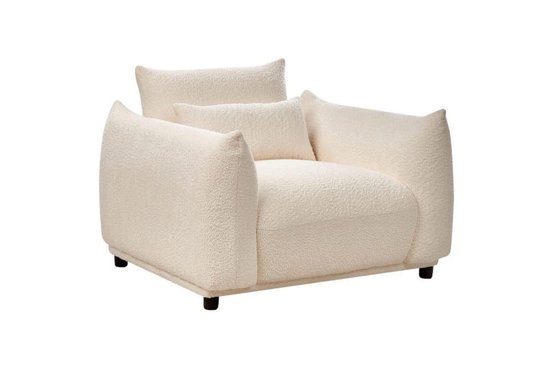 Lenestol Jamsa - Hvit, Svart - Møbler - Stoler & lenestoler - Lenestoler