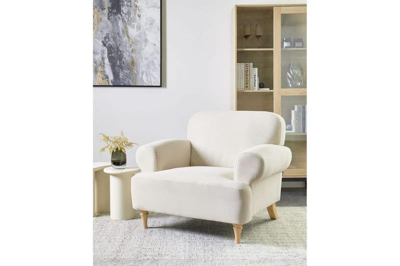 Lenestol Kiberg - Beige, Lys Tre - Møbler - Stoler & lenestoler - Lenestoler