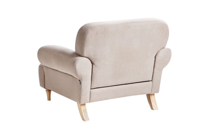 Lenestol Kiberg - Taupe, lyst tre - Møbler - Stoler & lenestoler - Lenestoler