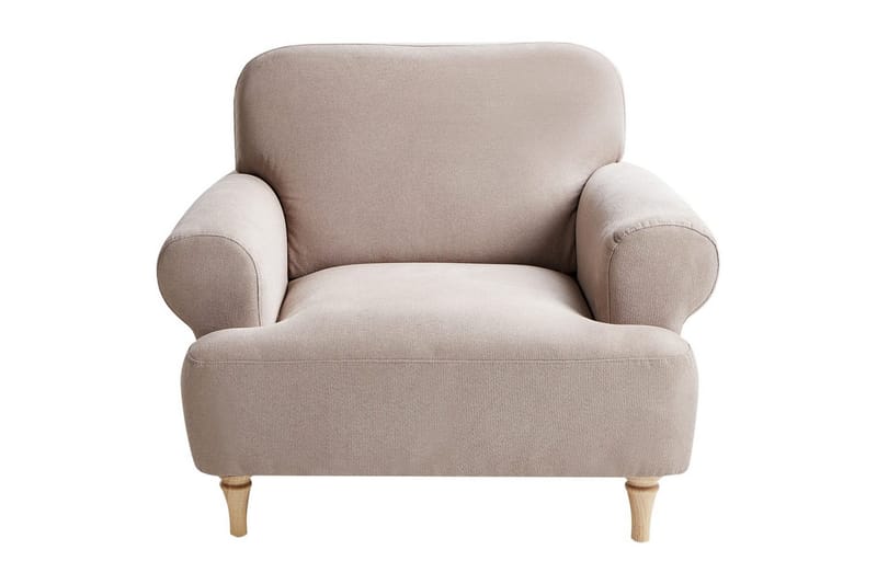 Lenestol Kiberg - Taupe, lyst tre - Møbler - Stoler & lenestoler - Lenestoler