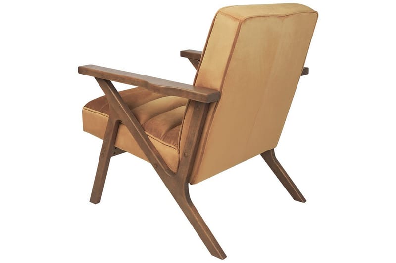 Lenestol Kisa - Brunt, mørkt tre - Møbler - Stoler & lenestoler - Lenestoler