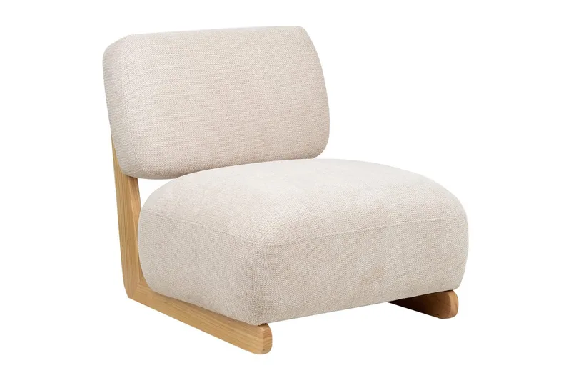 Lenestol Kokkola - Beige, lyst tre - Møbler - Stoler & lenestoler - Lenestoler