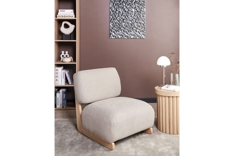Lenestol Kokkola - Beige, lyst tre - Møbler - Stoler & lenestoler - Lenestoler