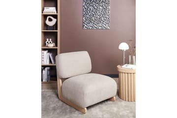 Lenestol Kokkola - Beige, lyst tre - Møbler - Stoler & lenestoler - Lenestoler