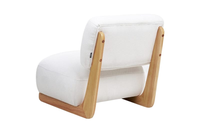 Lenestol Kokkola - Hvit, lyst tre - Møbler - Stoler & lenestoler - Lenestoler