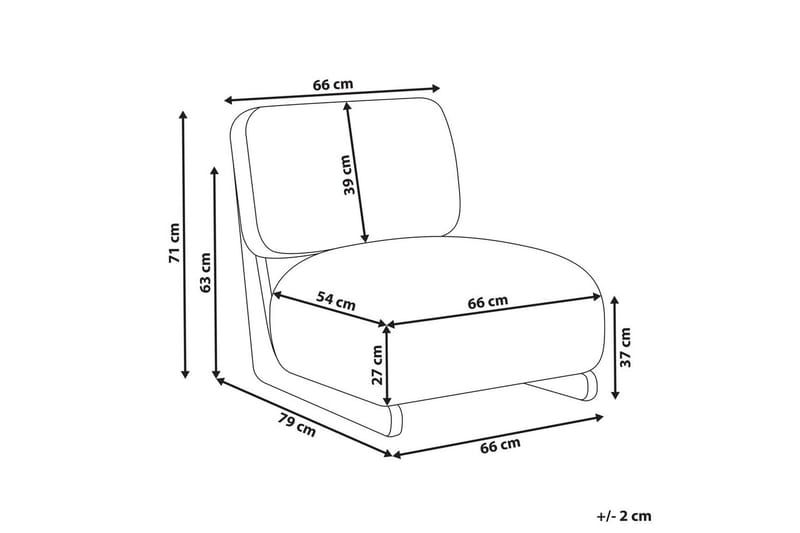 Lenestol Kokkola - Hvit, lyst tre - Møbler - Stoler & lenestoler - Lenestoler