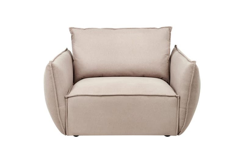 Lenestol Kunes - Taupe - Møbler - Stoler & lenestoler - Lenestoler