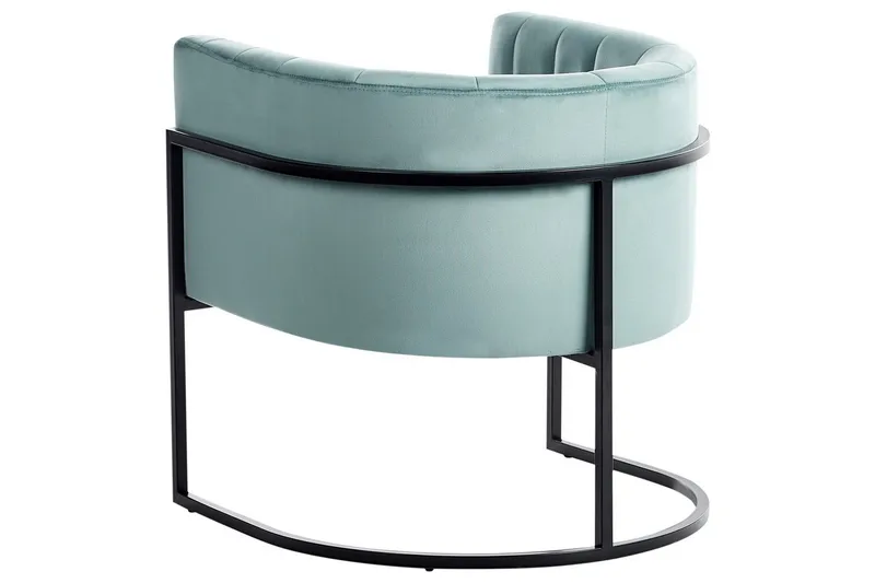 Lenestol Larvik II Grønn/svart - Grønn/svart - Møbler - Stoler & lenestoler - Lenestoler