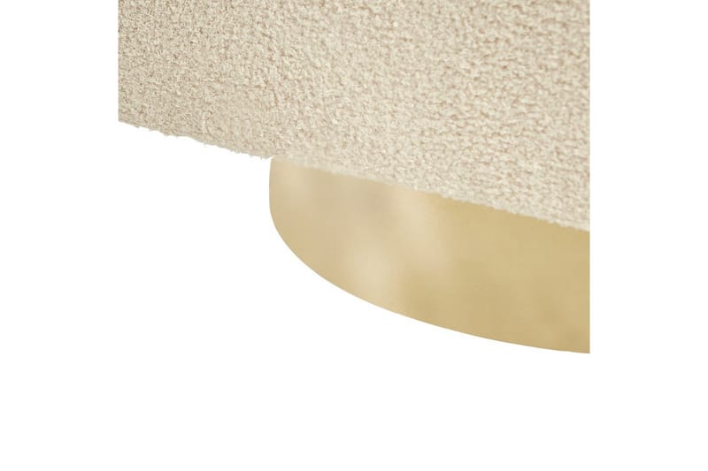 Lenestol Lavik Beige/Gull - Beige/Gull - Møbler - Stoler & lenestoler - Lenestoler