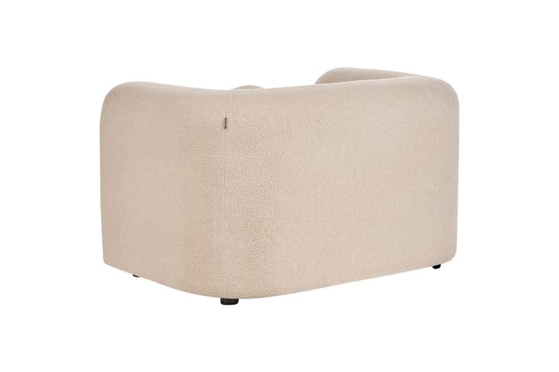 Lenestol Leiren - Beige/Bouclé - Møbler - Stoler & lenestoler - Lenestoler
