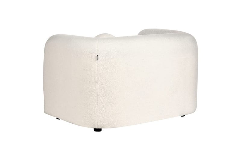 Lenestol Leiren - Hvit/Bouclé - Møbler - Stoler & lenestoler - Lenestoler