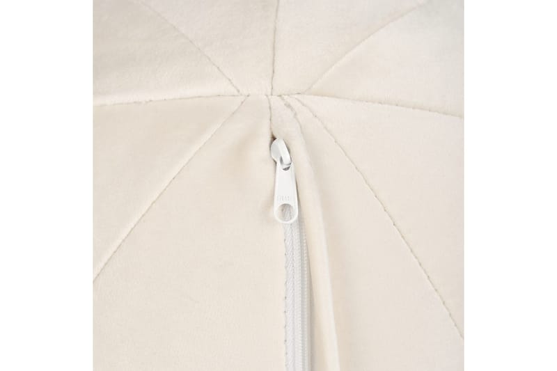 Lenestol Leiren - Off-white/Fløyel - Møbler - Stoler & lenestoler - Lenestoler
