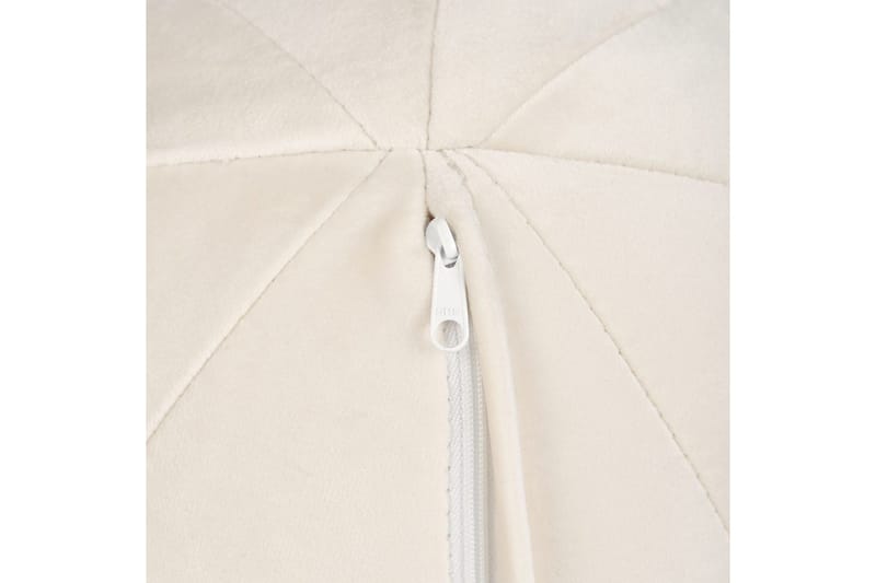 Lenestol Leiren - Off-white/Fløyel - Møbler - Stoler & lenestoler - Lenestoler