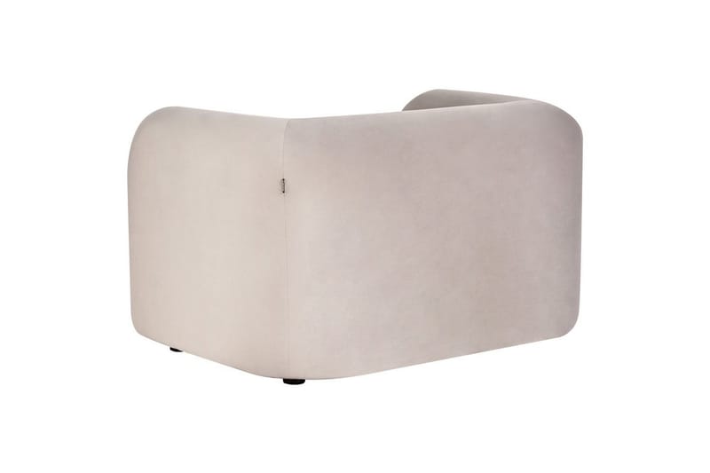 Lenestol Leiren - Taupe/Fløyel - Møbler - Stoler & lenestoler - Lenestoler