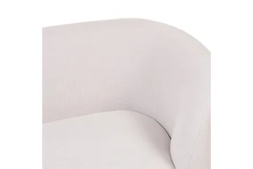 Lenestol Loen - Beige/gull/polyester/Beige/gull/Polyester - Møbler - Stoler & lenestoler - Lenestoler - Klubblenestol