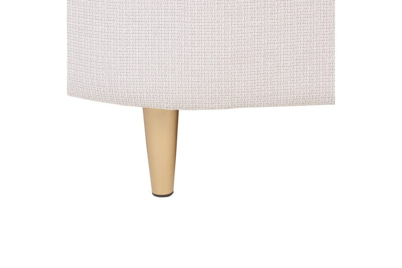 Lenestol Loen - Beige/gull/polyester/Beige/gull/Polyester - Møbler - Stoler & lenestoler - Lenestoler - Klubblenestol