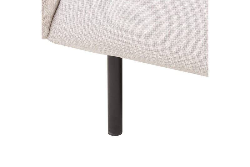 Lenestol Loen - Lysebeige, svart/Polyester, Lys beige, svart/Polyester - Møbler - Stoler & lenestoler - Lenestoler