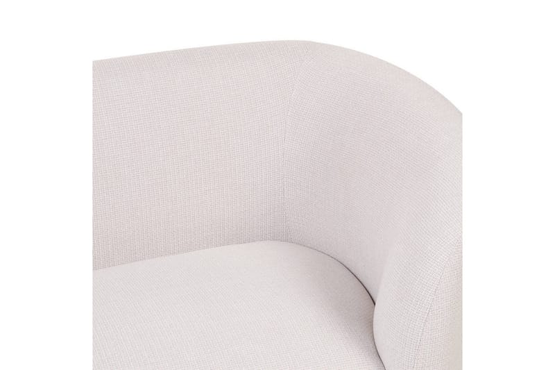 Lenestol Loen - Lysebeige, svart/Polyester, Lys beige, svart/Polyester - Møbler - Stoler & lenestoler - Lenestoler