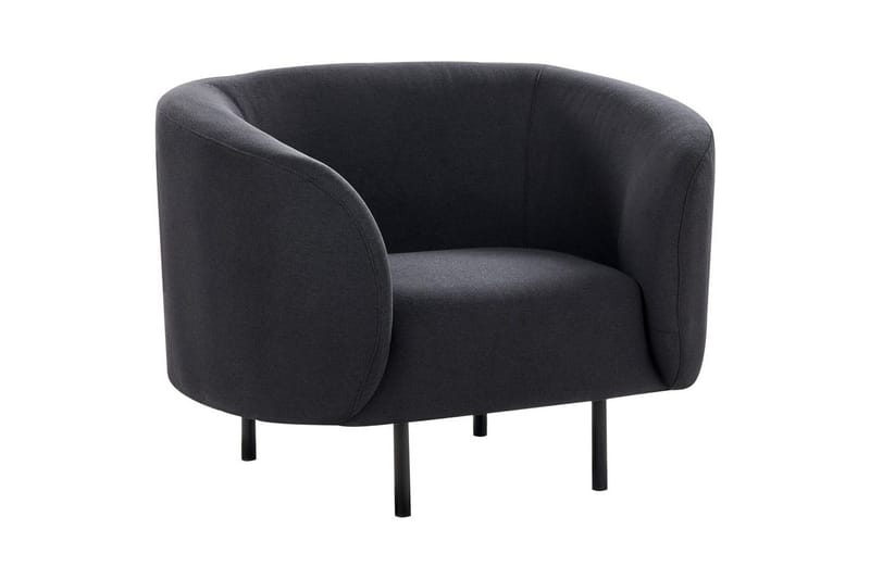 Lenestol Loen, Svart/Polyester